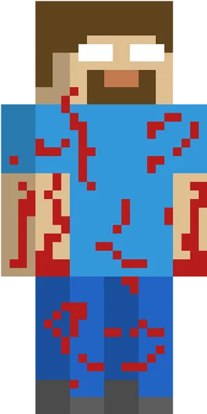 Minecraft Herobrine Mythical Character PNG Image