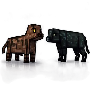 Minecraft Hostile Animals Png Hby33 PNG Image