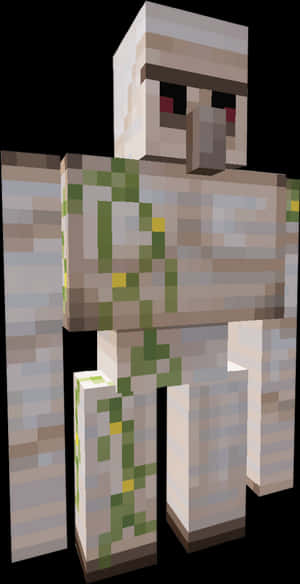 Minecraft_ Iron_ Golem_ Closeup.jpg PNG image with transparent background