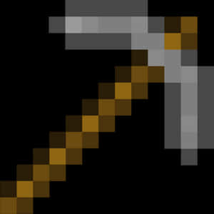 Minecraft Iron Pickaxe PNG image with transparent background