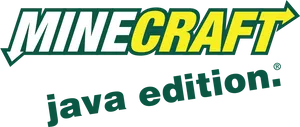 Minecraft Java Edition Logo Transparent PNG Image