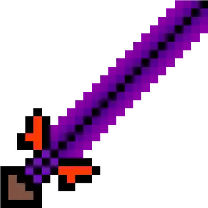 Minecraft_ Netherite_ Sword PNG Image