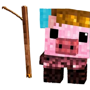 Minecraft Pig Character Png 80 PNG Image