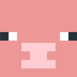 Minecraft_ Pig_ Face_ Pixel_ Art PNG Image