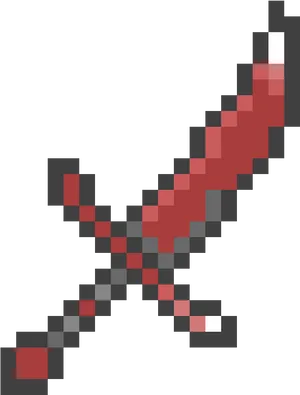 Minecraft_ Redstone_ Sword.png PNG Image