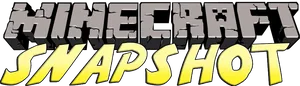 Minecraft_ Snapshot_ Logo PNG Image