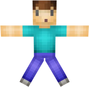 Minecraft_ Steve_ Character.png PNG Image