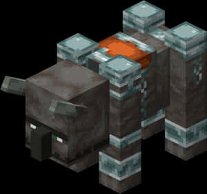 Minecraft_ Strider_ Entity PNG image with transparent background