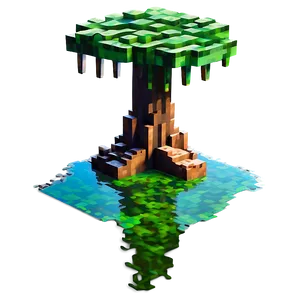 Minecraft Swamp Tree Png Jfb71 PNG Image