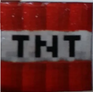 Minecraft T N T Block Closeup PNG Image