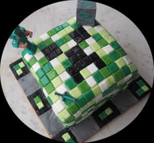 Minecraft Birthday Cake - Birthday Cake PNG image with transparent background