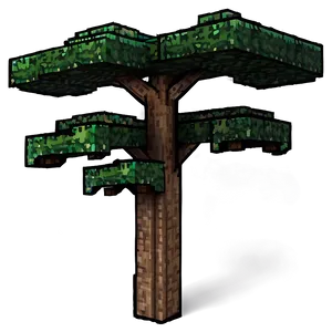 Minecraft Tree A PNG Image