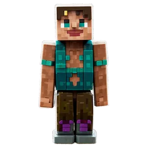 Minecraft Villager Figure Png Mhk PNG Image