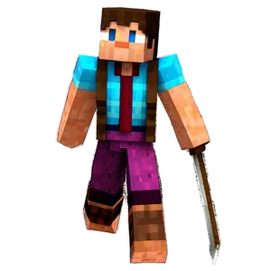 Minecraft Villager Model Png Rwj PNG Image