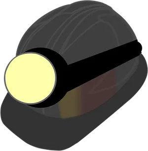 Miners Helmetwith Light PNG Image