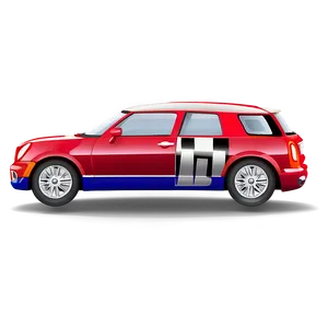 Mini Car Illustration Png Mij14 PNG Image