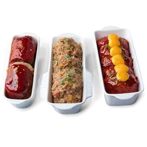 Mini Meatloaf Servings Png Mfu PNG Image