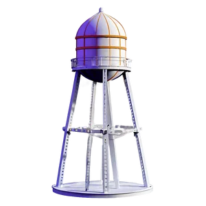 Miniature Model Water Tower Png Iqc PNG Image