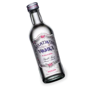 Miniature Vodka Bottle Png Orn PNG Image