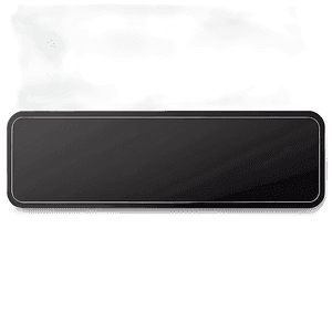 Minimal Black Rectangle Illustration PNG ojg65 PNG