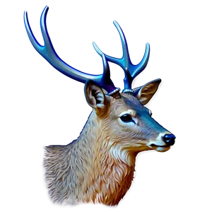 Minimal Deer Head Line Art Png 99 PNG Image