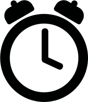 Icon Alarm Clock Png, Transparent Png PNG