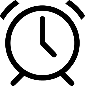 Alarm Clock - Windows 10 Alarm Clock Icon, HD Png Download PNG