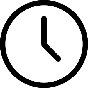 Clock Icon Png - 4 O Clock Icon, Transparent Png PNG
