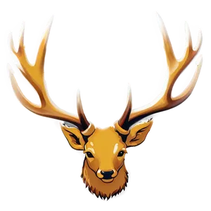 Minimalist Antler Outline Png Dca PNG Image