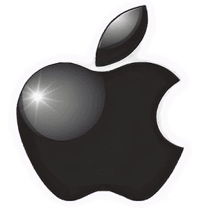 Minimalist Apple Logo Silhouette PNG 83 PNG with transparent background