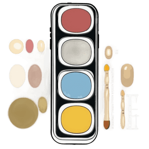 Minimalist Art Palette PNG sgb PNG