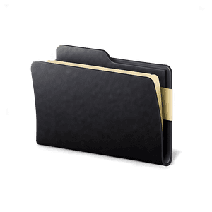Minimalist Black Folder Icon PNG chj PNG