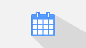 Minimalist Blue Calendar Icon PNG image with transparent background