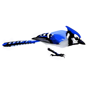 Minimalist Blue Jay Design Png Alk PNG Image