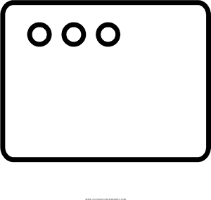 Browser Window Coloring Page - Circle, HD Png Download PNG image with transparent background