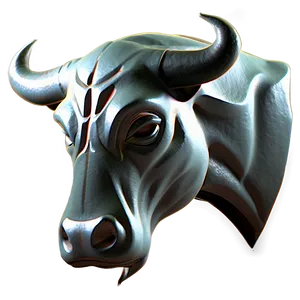 Minimalist Bull Head Png 06132024 PNG Image