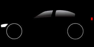 Minimalist Car Design Graphic PNG image with transparent background