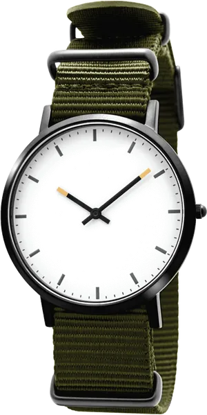 Minimalist Design Wristwatch PNG Image