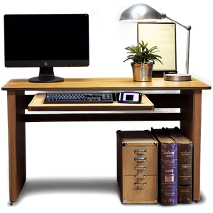 Minimalist Desk Setup PNG 05042024 PNG image with transparent background
