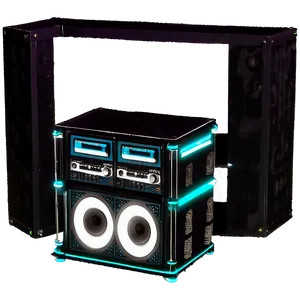 Minimalist Dj Booth Png 06132024 PNG Image