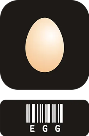 Minimalist Egg Design PNG Image