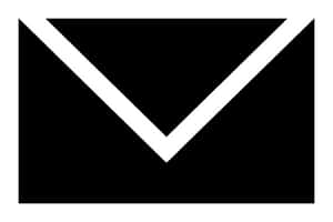Minimalist Email Envelope Icon PNG