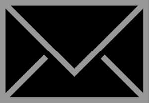 Minimalist Email Icon Design PNG