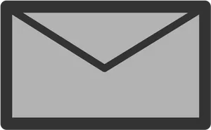 Minimalist Email Icon Graphic PNG Image