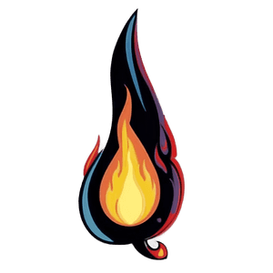 Minimalist Flame PNG uof25 PNG