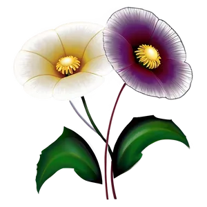 Minimalist Flower Drawing Png Qok6 PNG Image