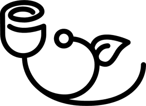 Bell Flower With Leaf Outline - Flower Outline Png, Transparent Png PNG image with transparent background
