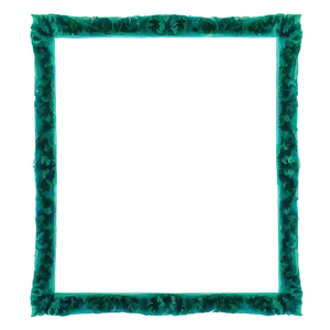 Minimalist Green Frame Png 06262024 PNG Image