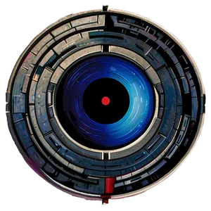 Minimalist Hal 9000 Design Png Kaa PNG Image