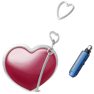 Minimalist Heart Outline PNG wwe60 PNG